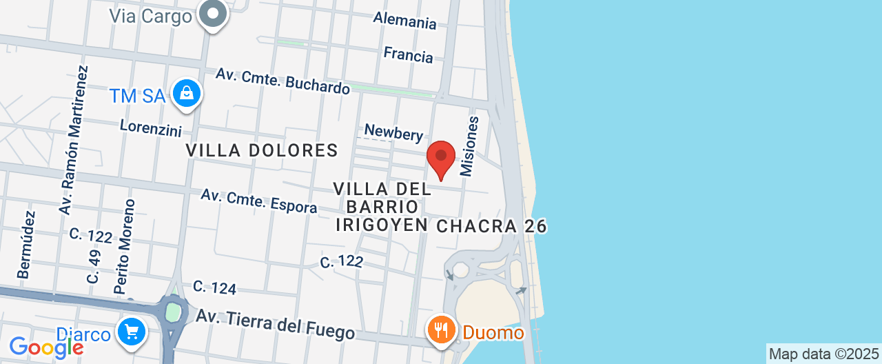 Mapa de la ubicación