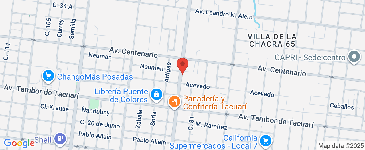 Mapa de la ubicación