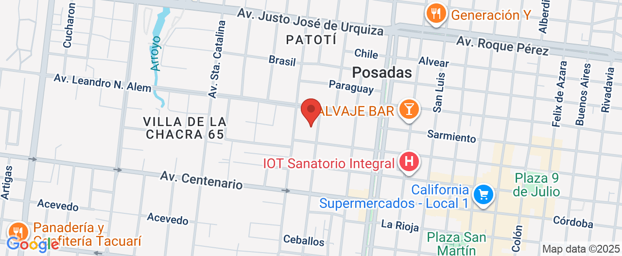 Mapa de la ubicación