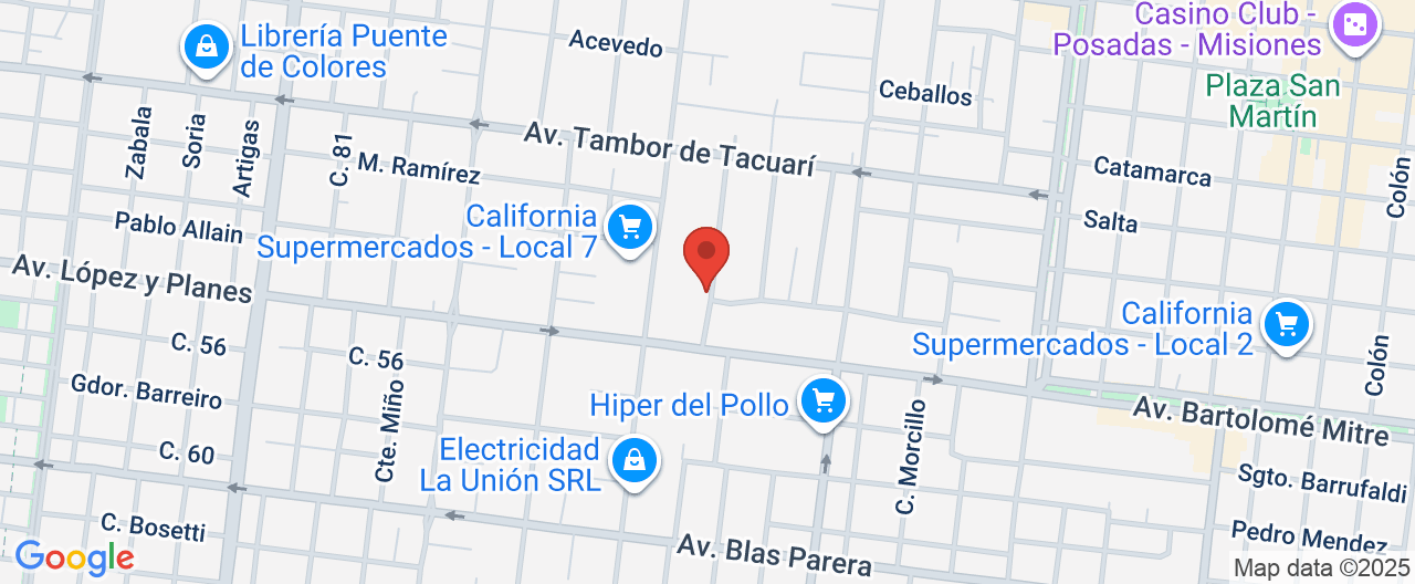 Mapa de la ubicación
