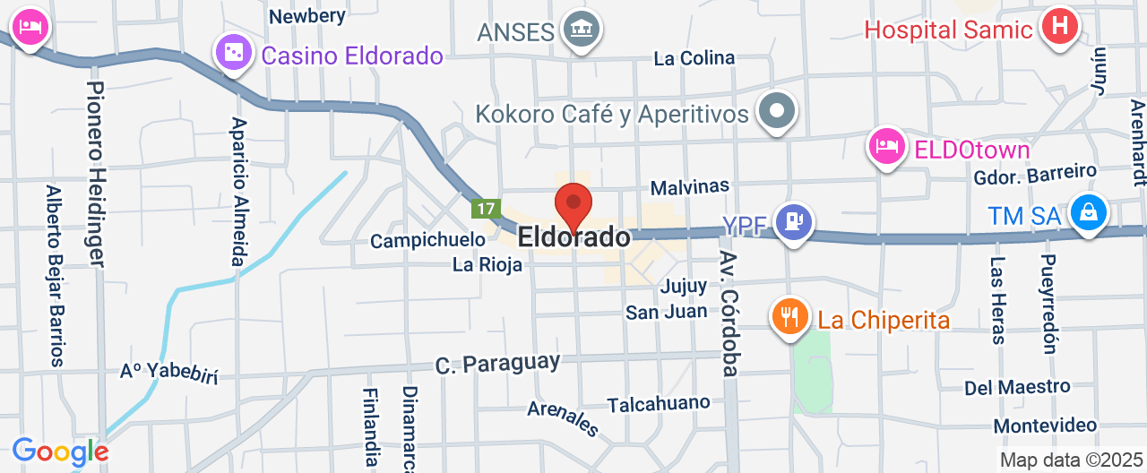 Mapa de la ubicación