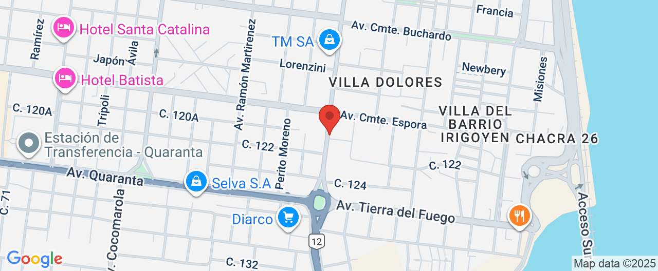 Mapa de la ubicación