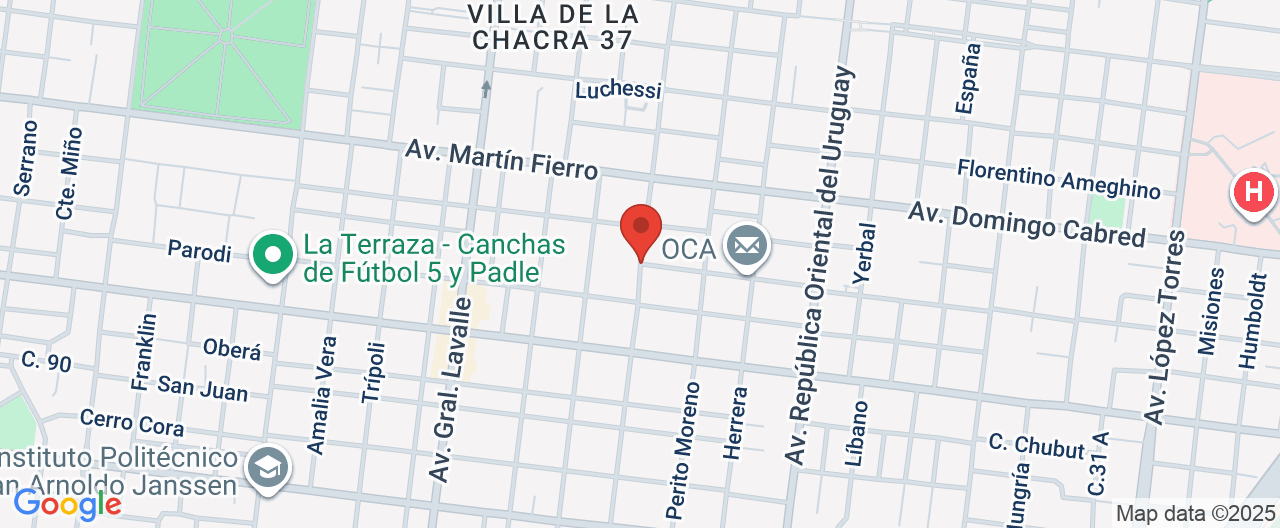 Mapa de la ubicación