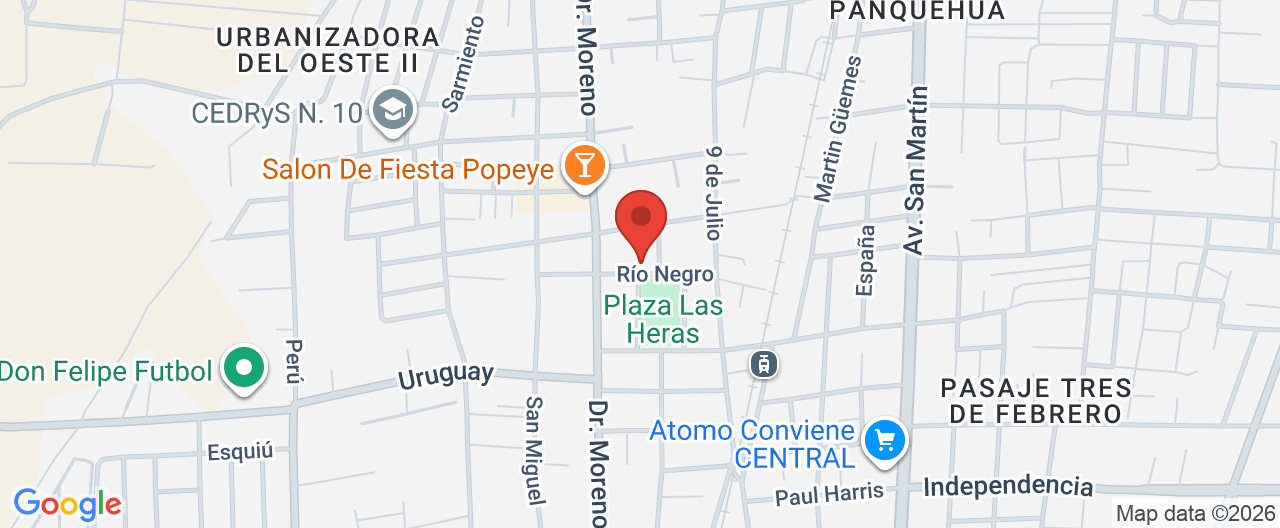 Mapa de la ubicación
