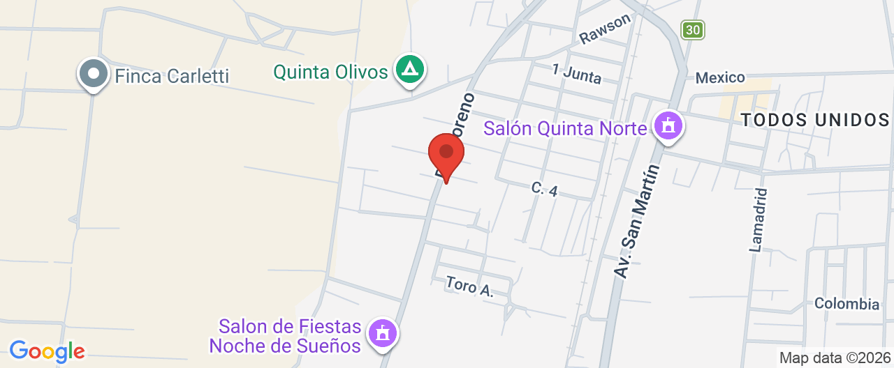 Mapa de la ubicación