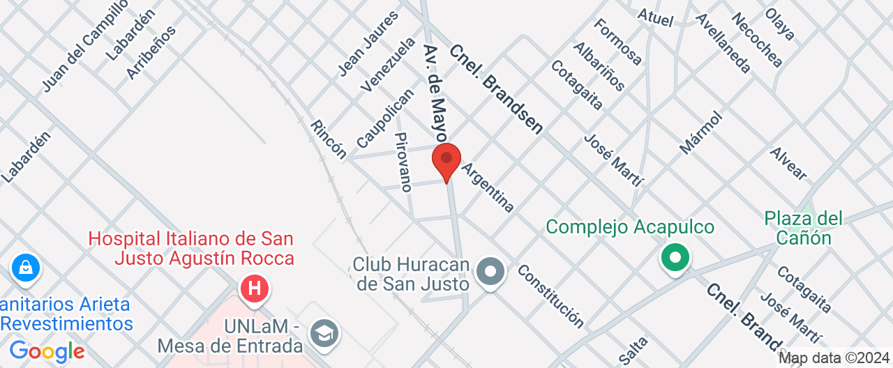 Mapa de la ubicación