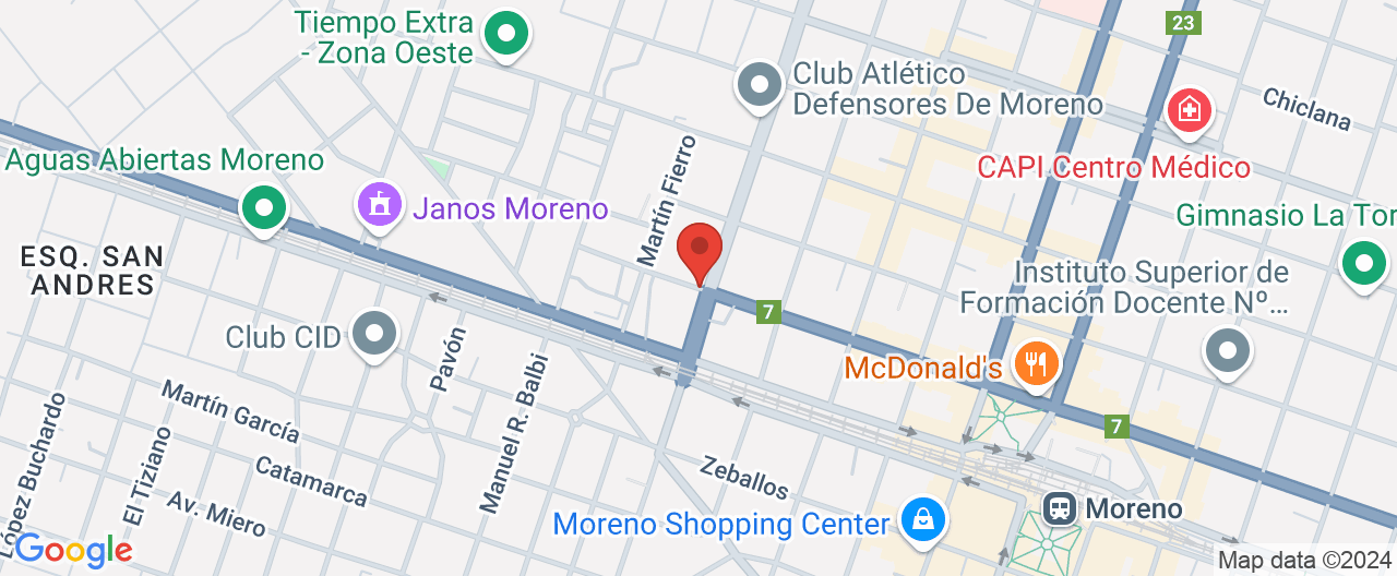 Mapa de la ubicación