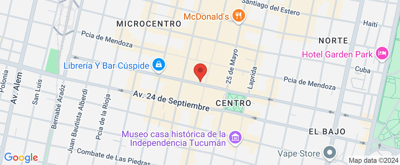 Mapa de la ubicación