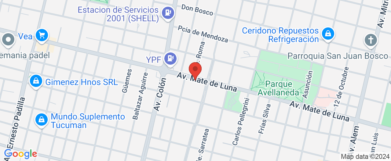 Mapa de la ubicación
