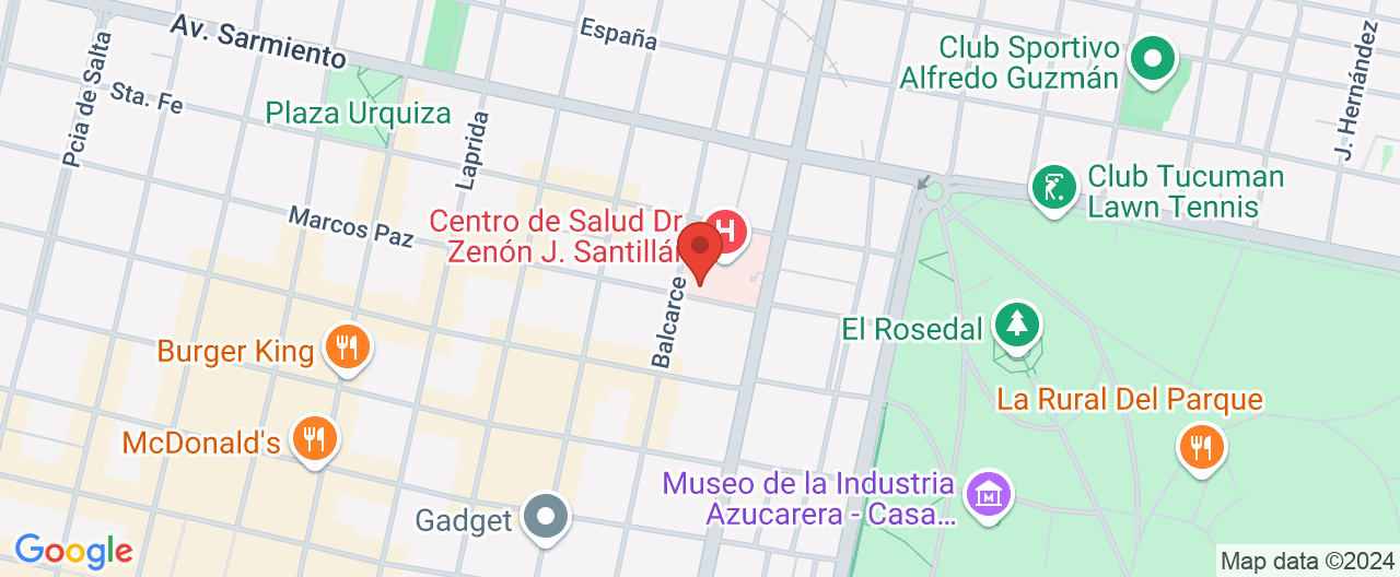 Mapa de la ubicación