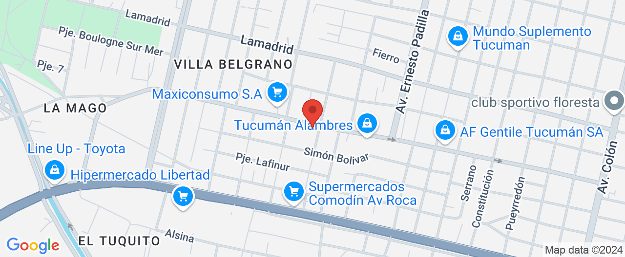 Mapa de la ubicación