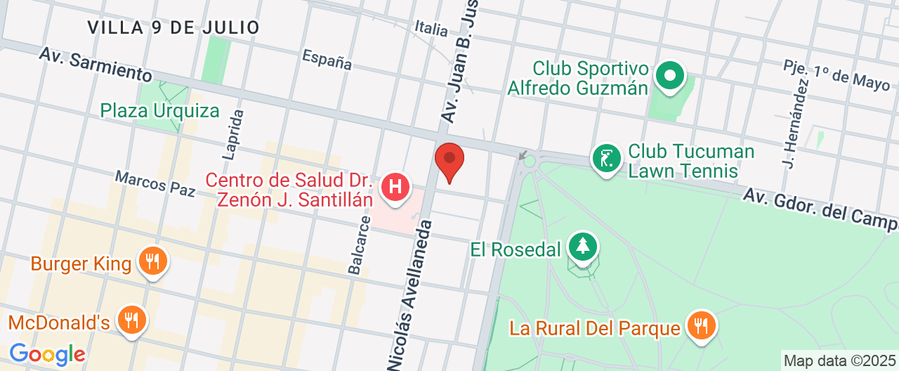 Mapa de la ubicación