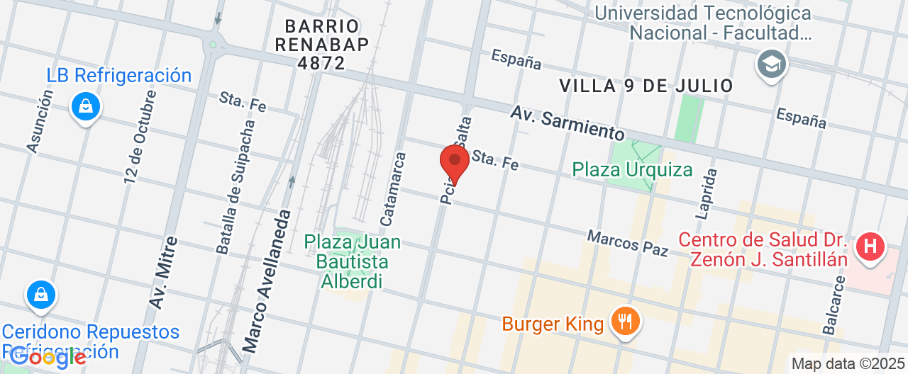 Mapa de la ubicación