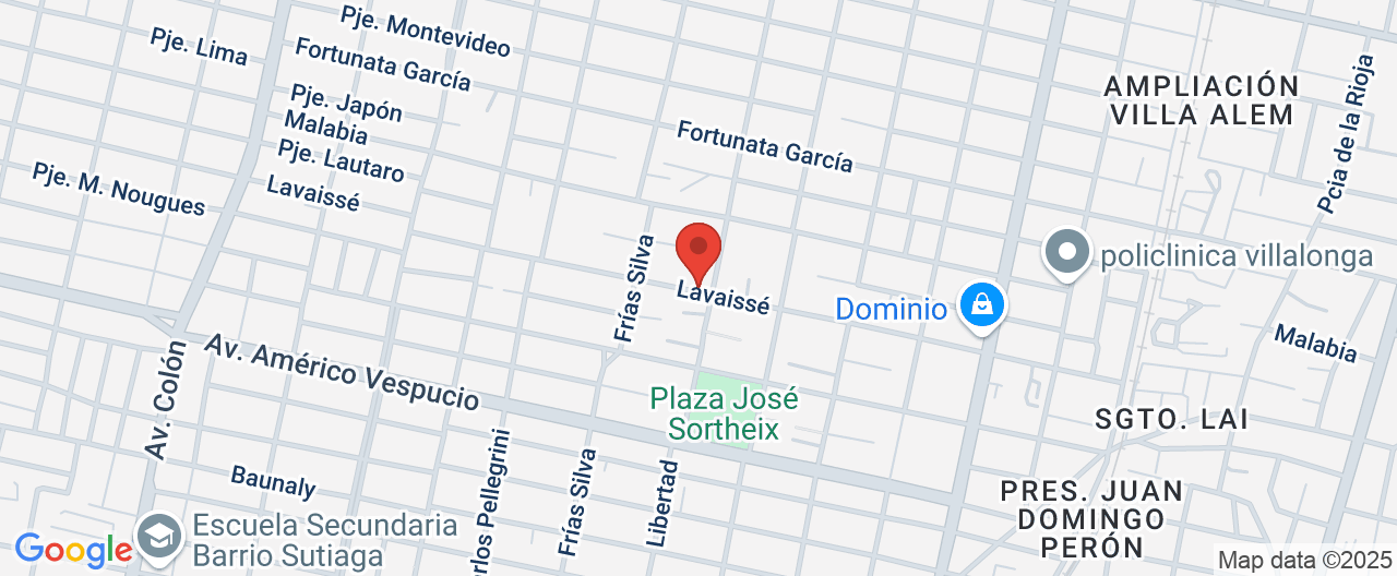 Mapa de la ubicación