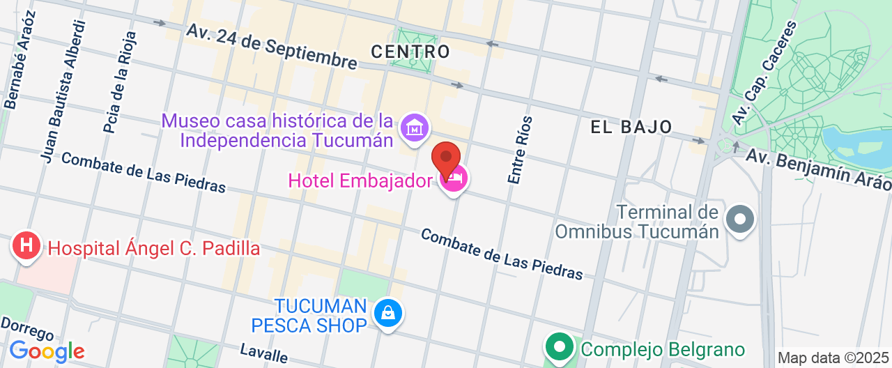 Mapa de la ubicación