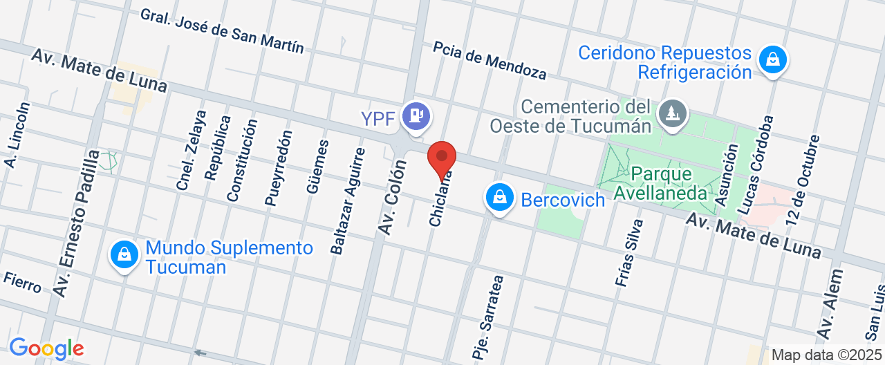 Mapa de la ubicación