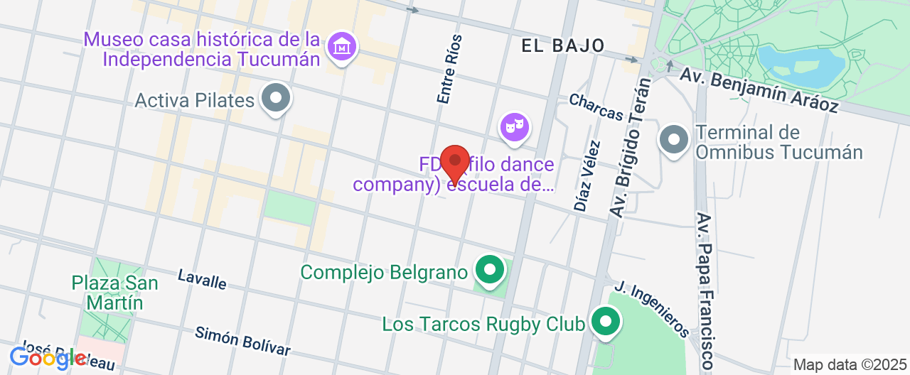 Mapa de la ubicación
