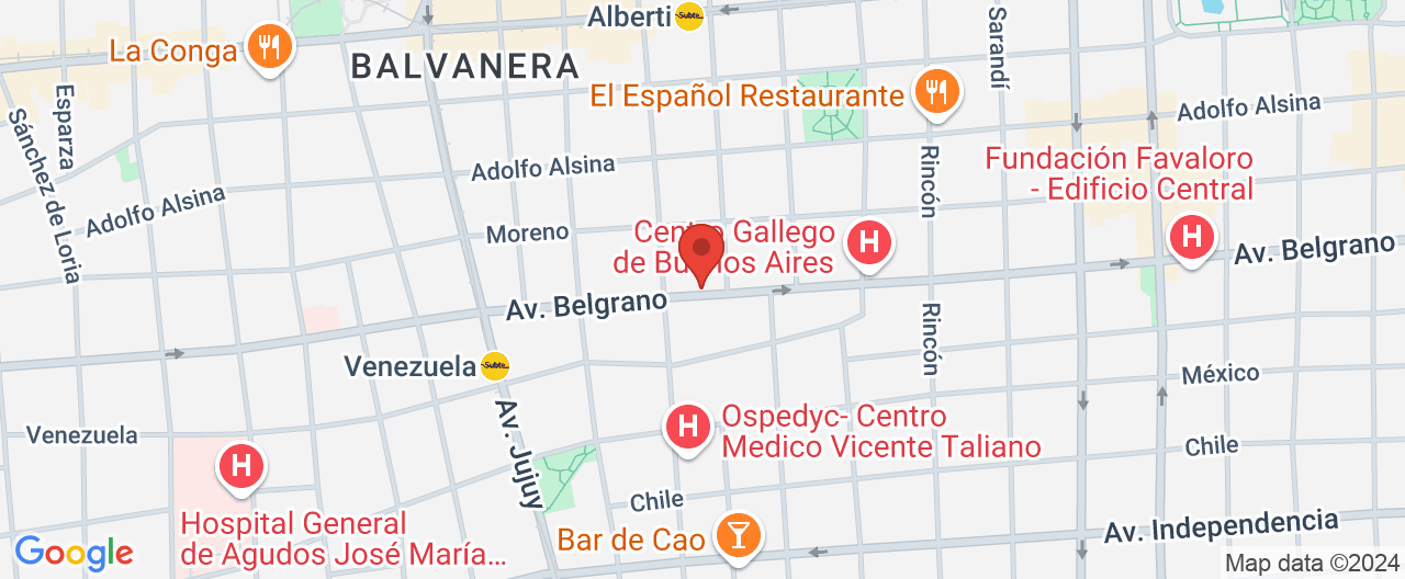 Mapa de la ubicación
