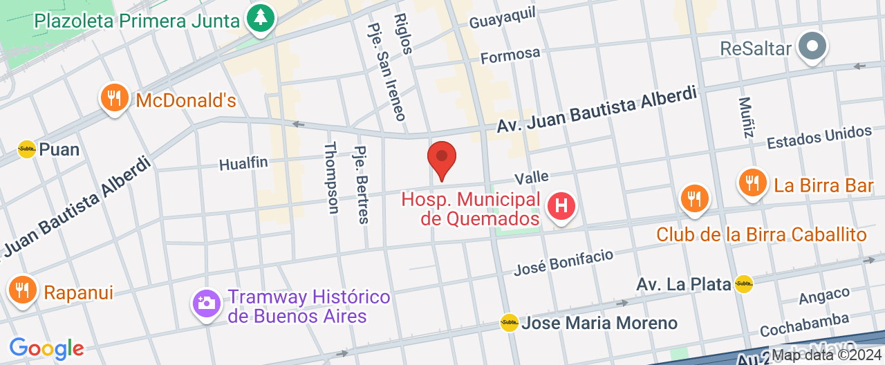 Mapa de la ubicación