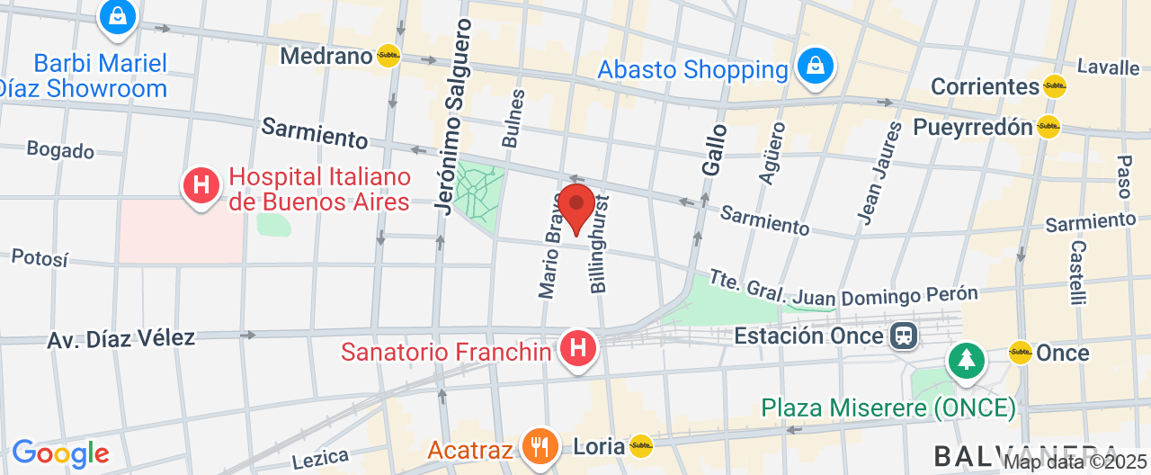 Mapa de la ubicación
