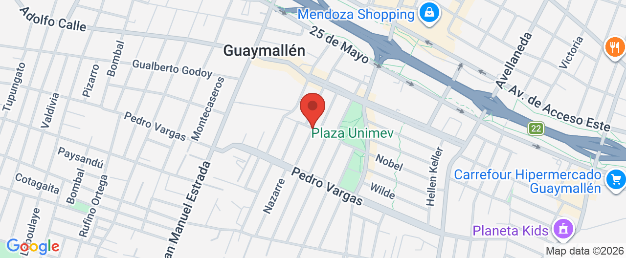 Mapa de la ubicación
