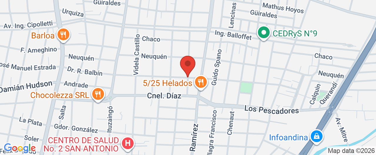 Mapa de la ubicación