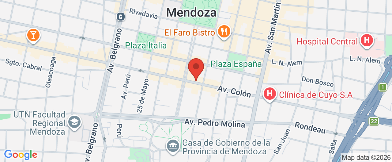 Mapa de la ubicación