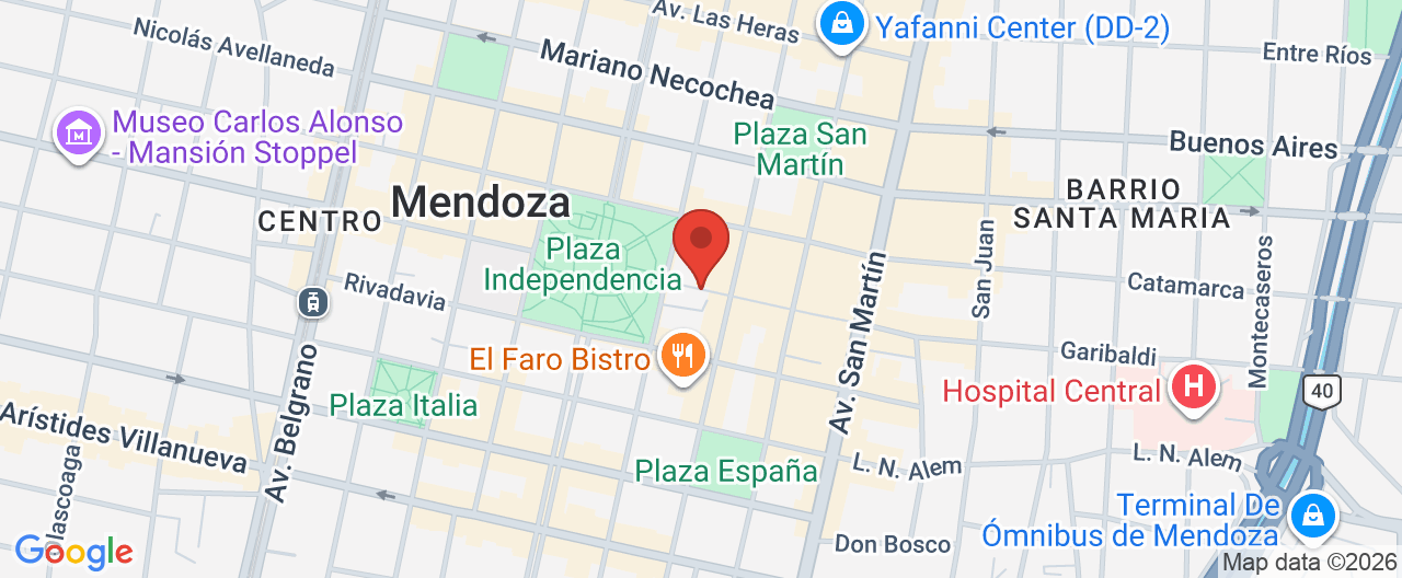 Mapa de la ubicación