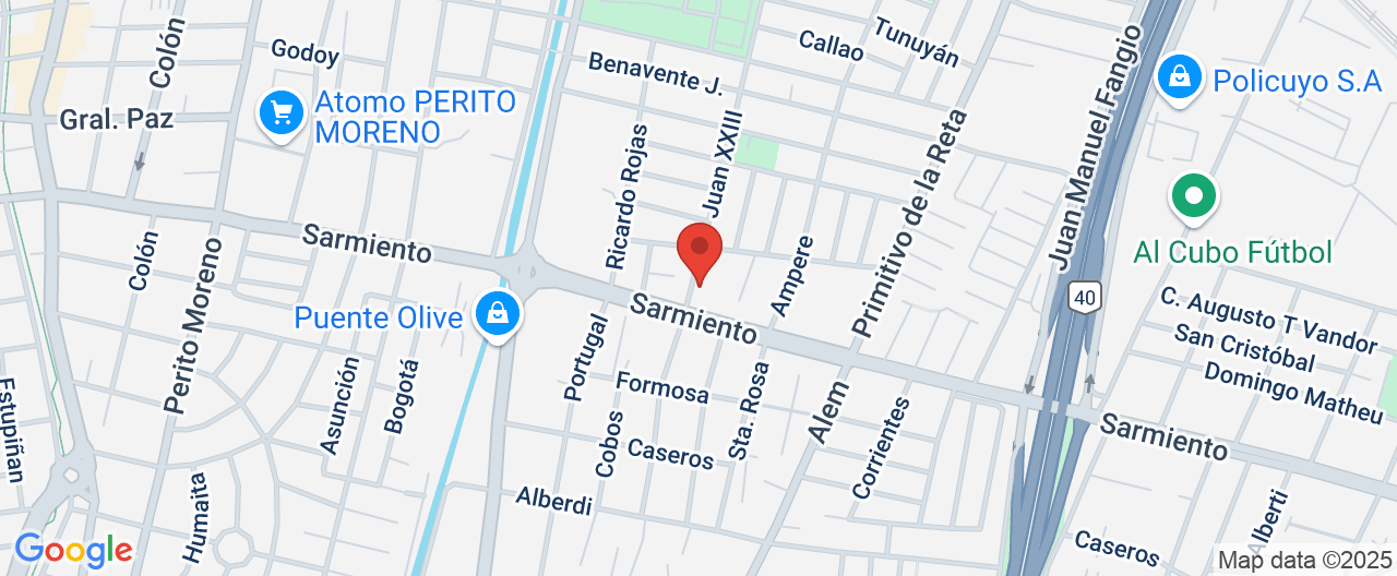 Mapa de la ubicación
