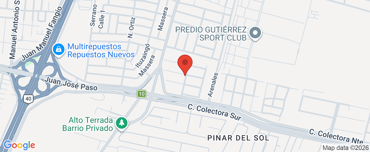 Mapa de la ubicación