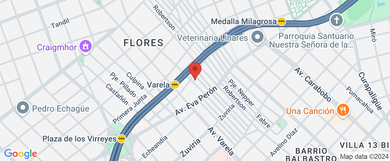 Mapa de la ubicación