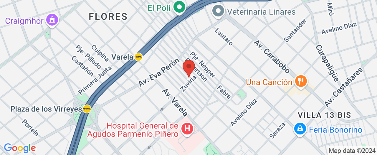 Mapa de la ubicación