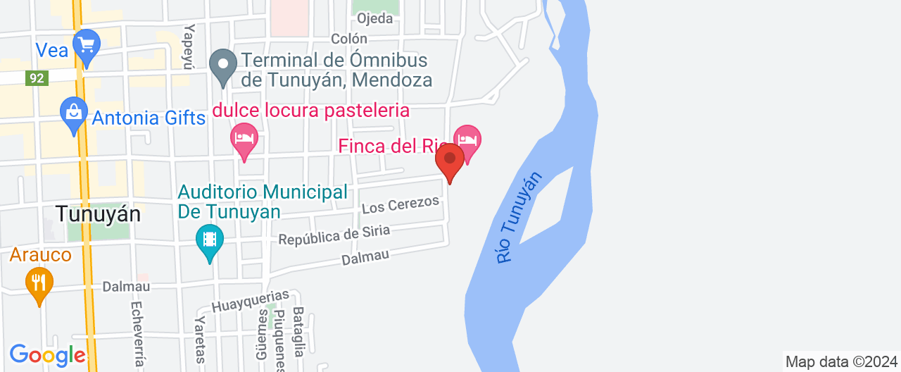 Mapa de la ubicación