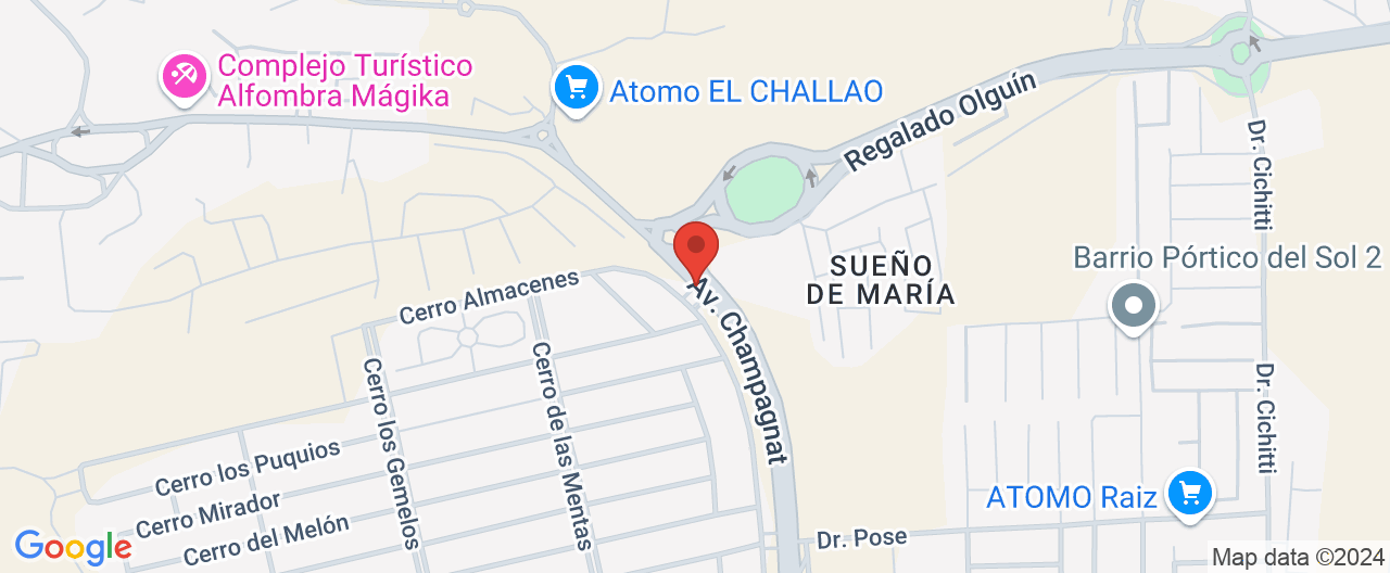 Mapa de la ubicación