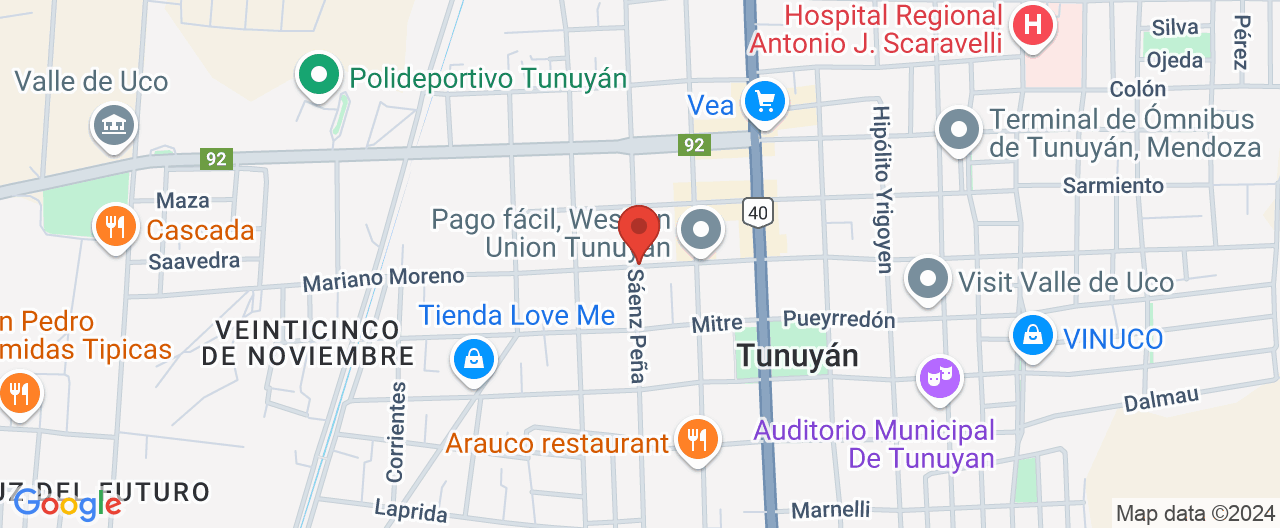 Mapa de la ubicación