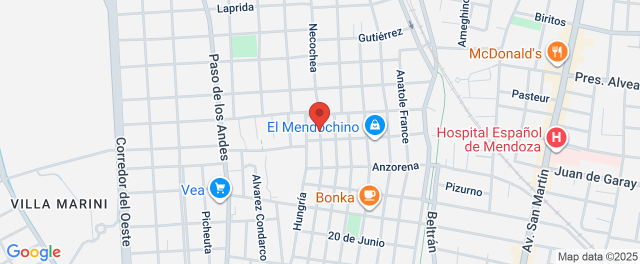 Mapa de la ubicación