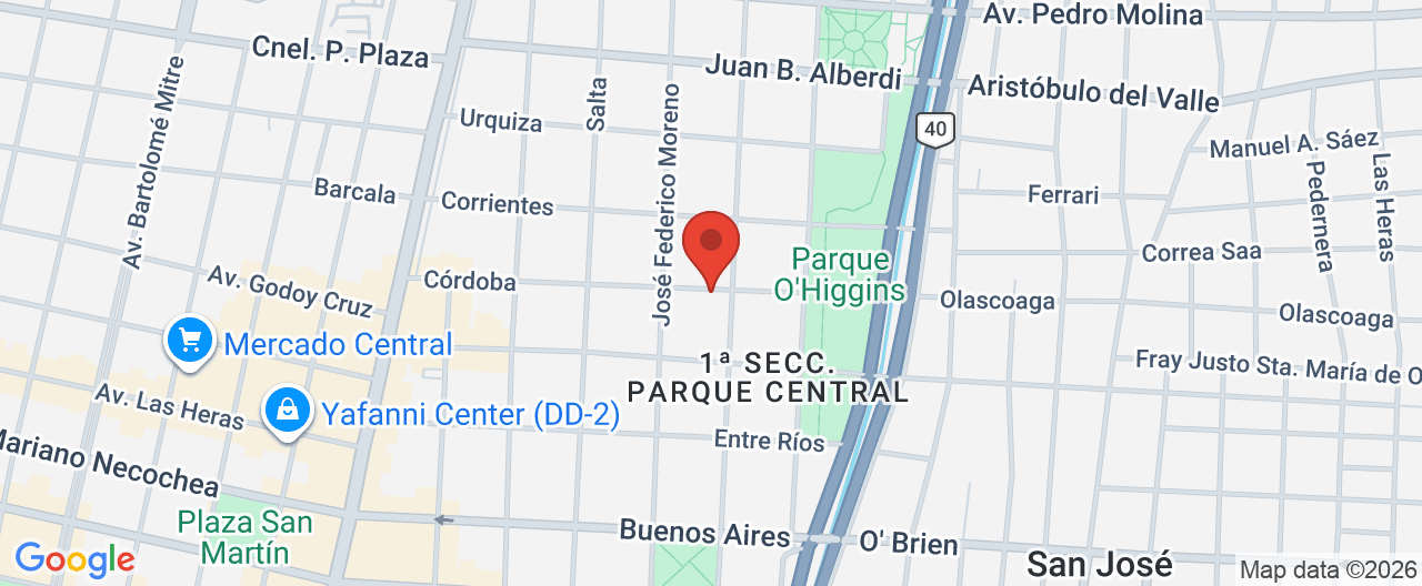 Mapa de la ubicación