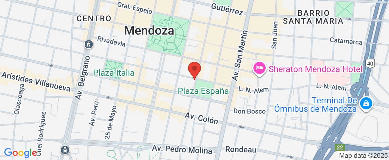 Mapa de la ubicación