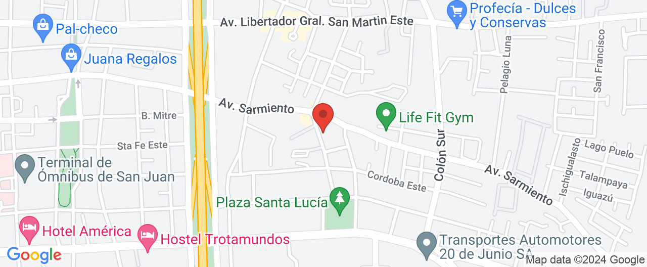 Mapa de la ubicación
