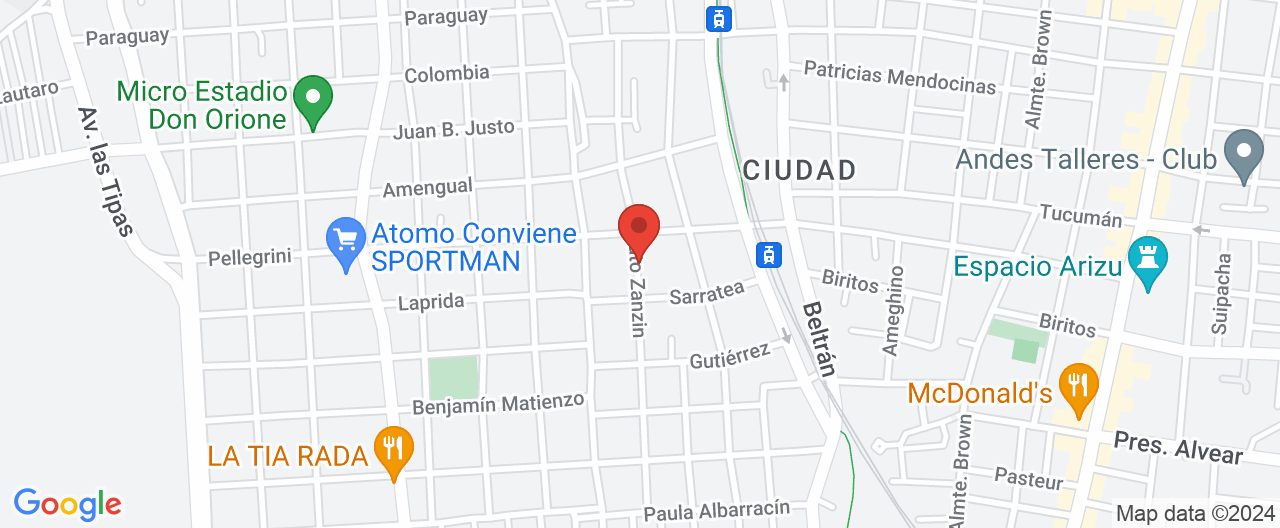 Mapa de la ubicación