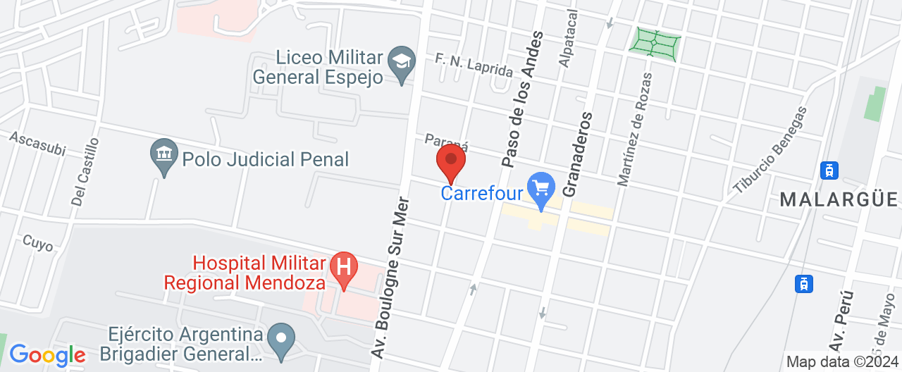 Mapa de la ubicación
