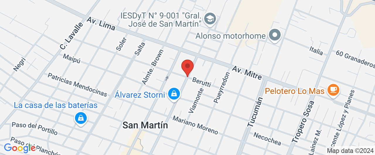 Mapa de la ubicación