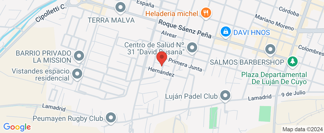 Mapa de la ubicación