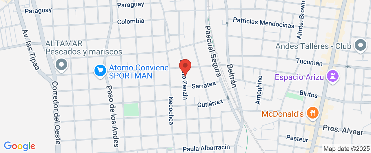 Mapa de la ubicación