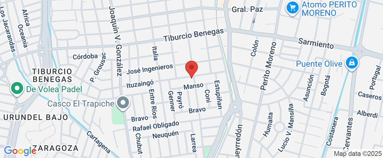 Mapa de la ubicación