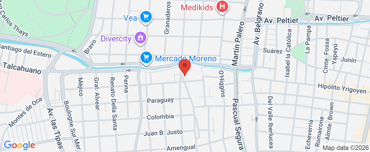 Mapa de la ubicación