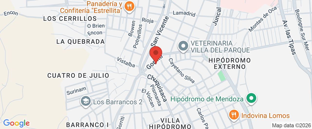 Mapa de la ubicación