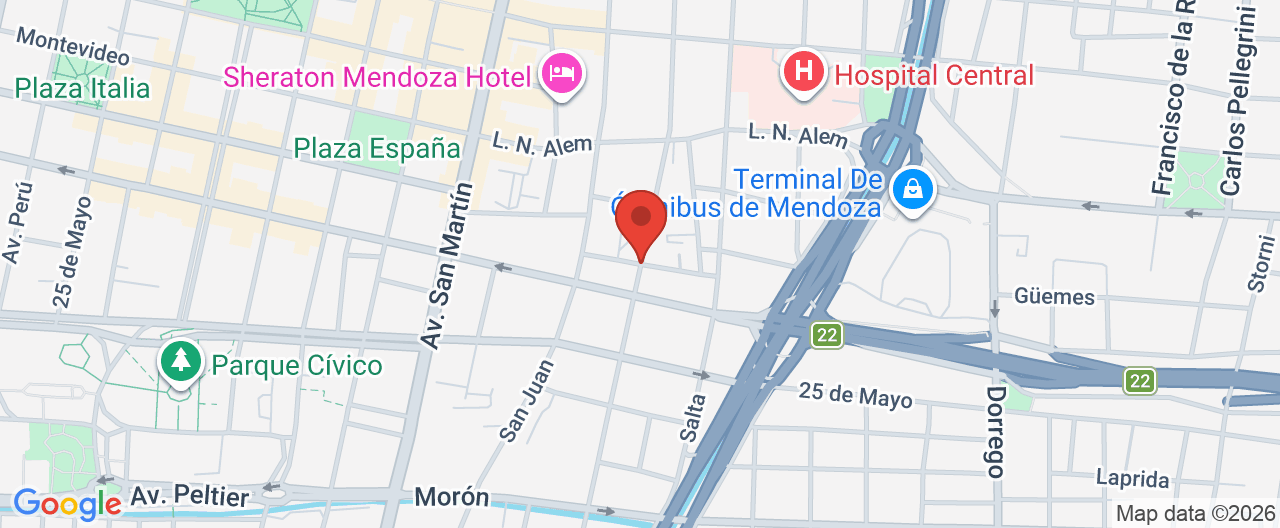 Mapa de la ubicación