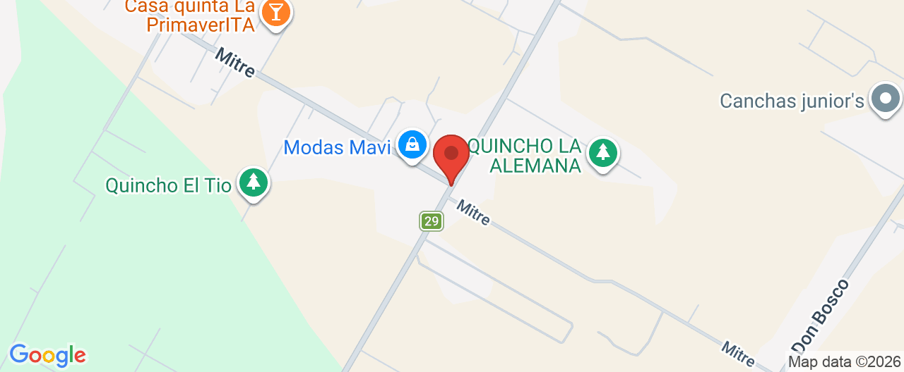Mapa de la ubicación