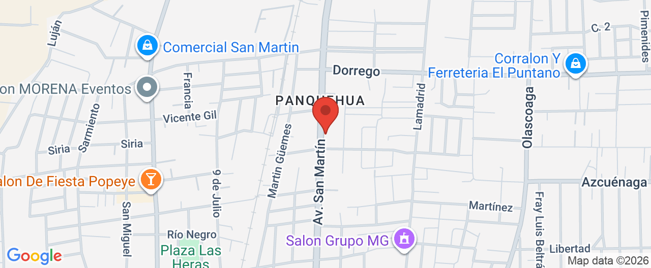 Mapa de la ubicación